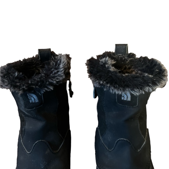 THE NORTH FACE GIRLS GREENLAND BLACK SIDE ZIP WATERPROOF BOOT PRE LOVED (4) - Picture 5 of 7